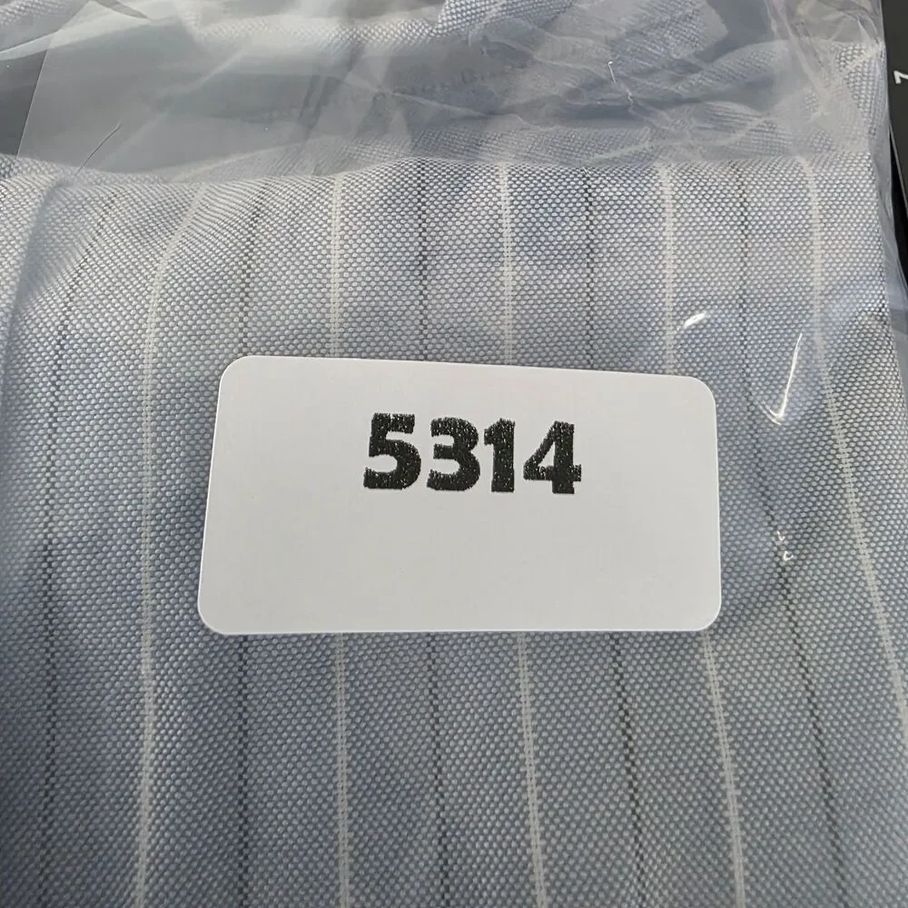 Brooks Brothers Dress Shirt Men's 16.5 34 Blue Stripe Milano Made in USA
